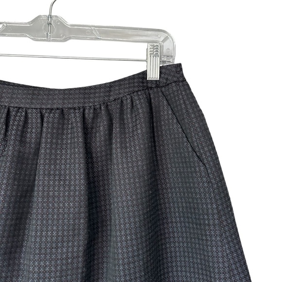 Halogen Gray Check Mini Skater Skirt, size 4 - Picture 3 of 10